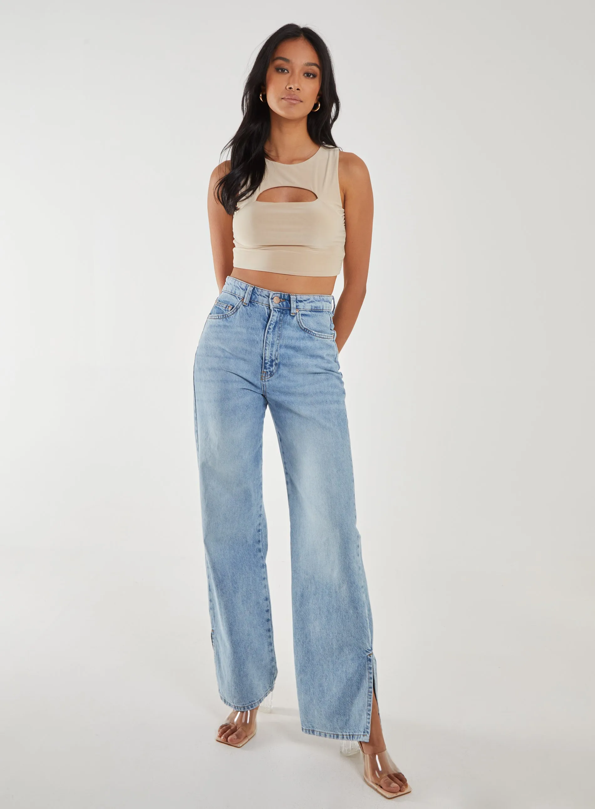 Letterbox Slinky Crop Top