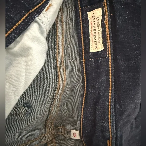 Levi’s straight overalls, size 29 worn 1x