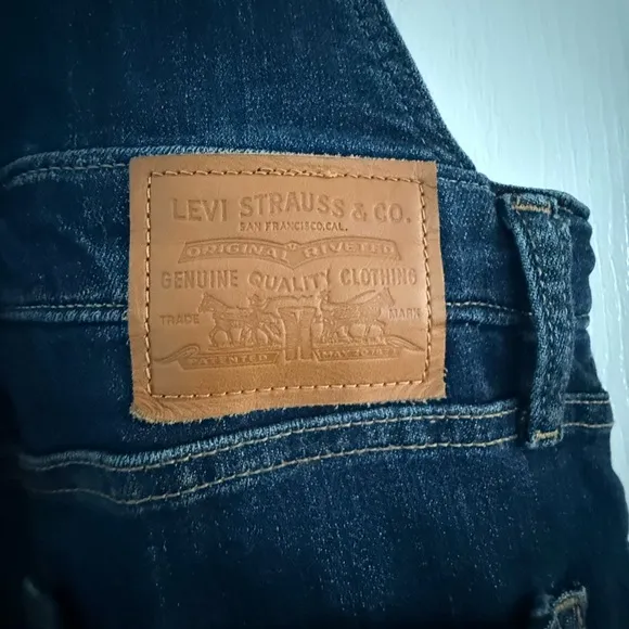 Levi’s straight overalls, size 29 worn 1x