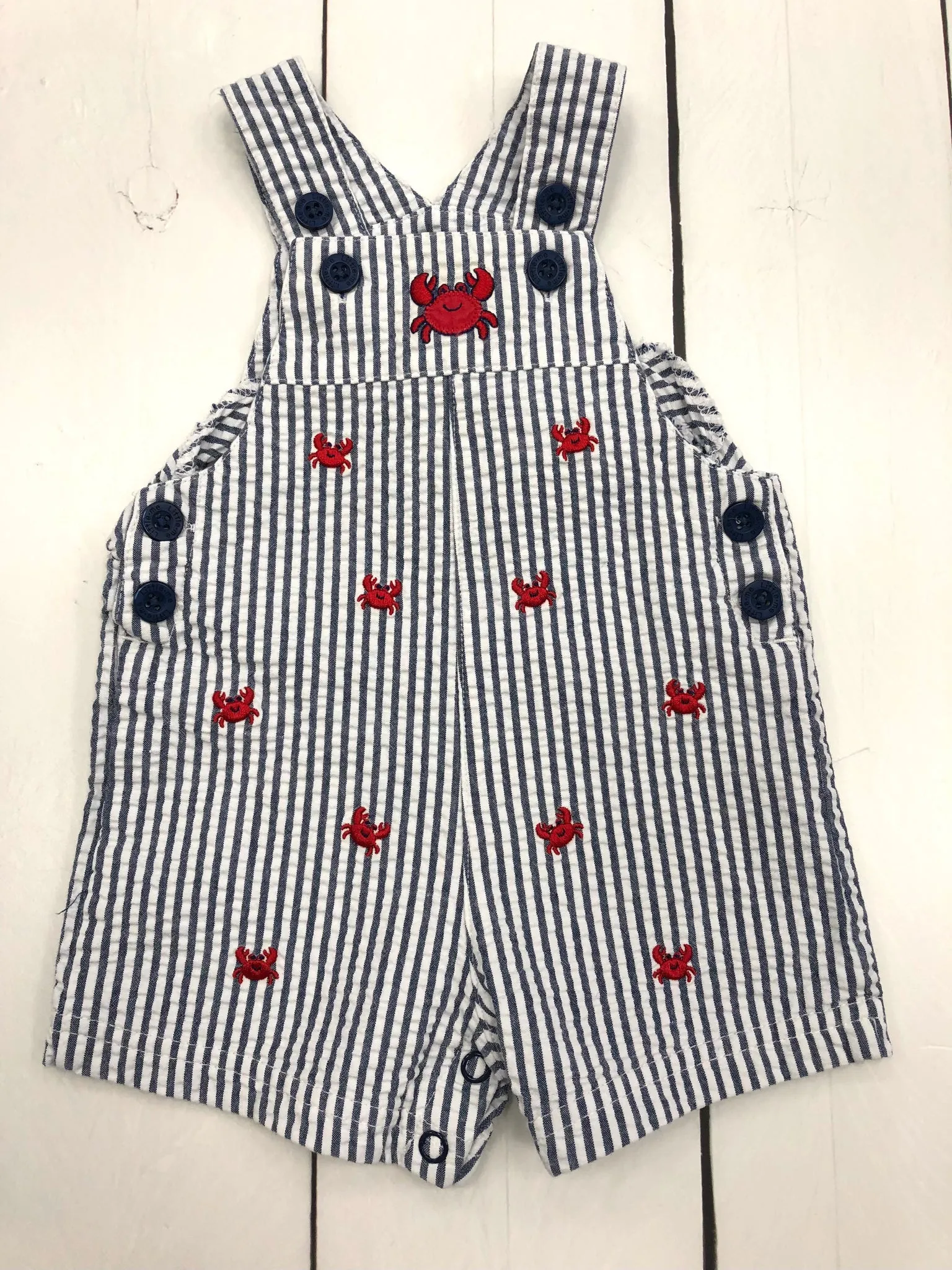 Little Me SLVS Blue Size 6 Months Overalls