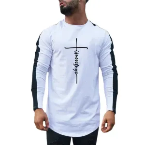 Long Sleeve  Gym Fitness Men's T-shirt