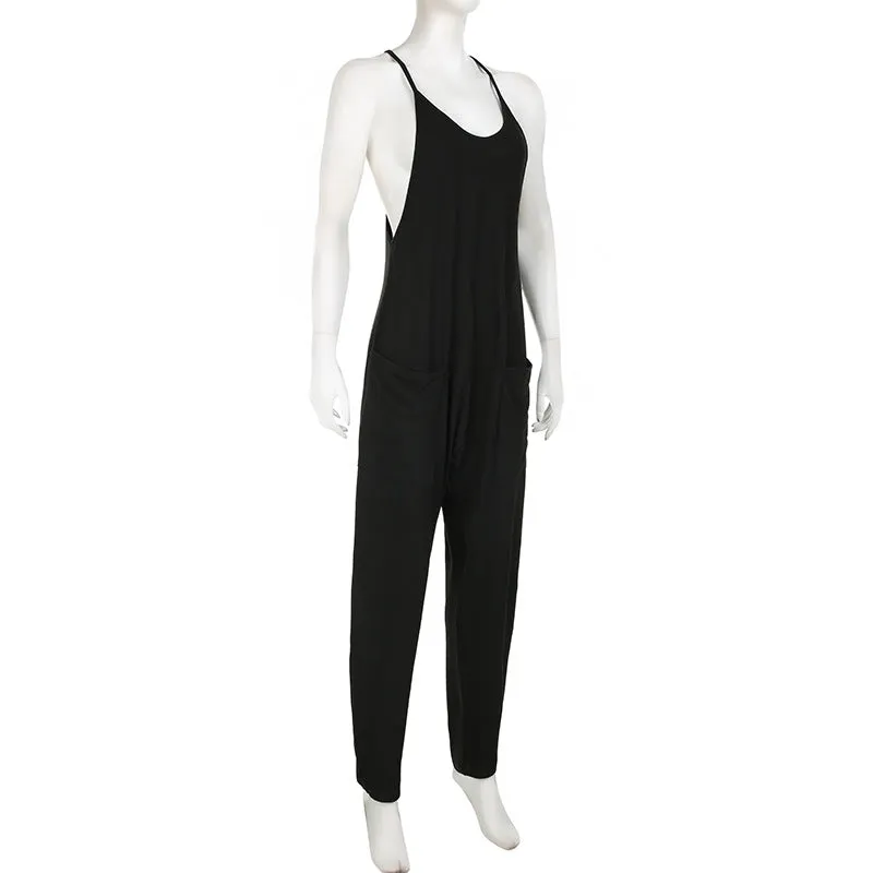 Loose Fit Overalls