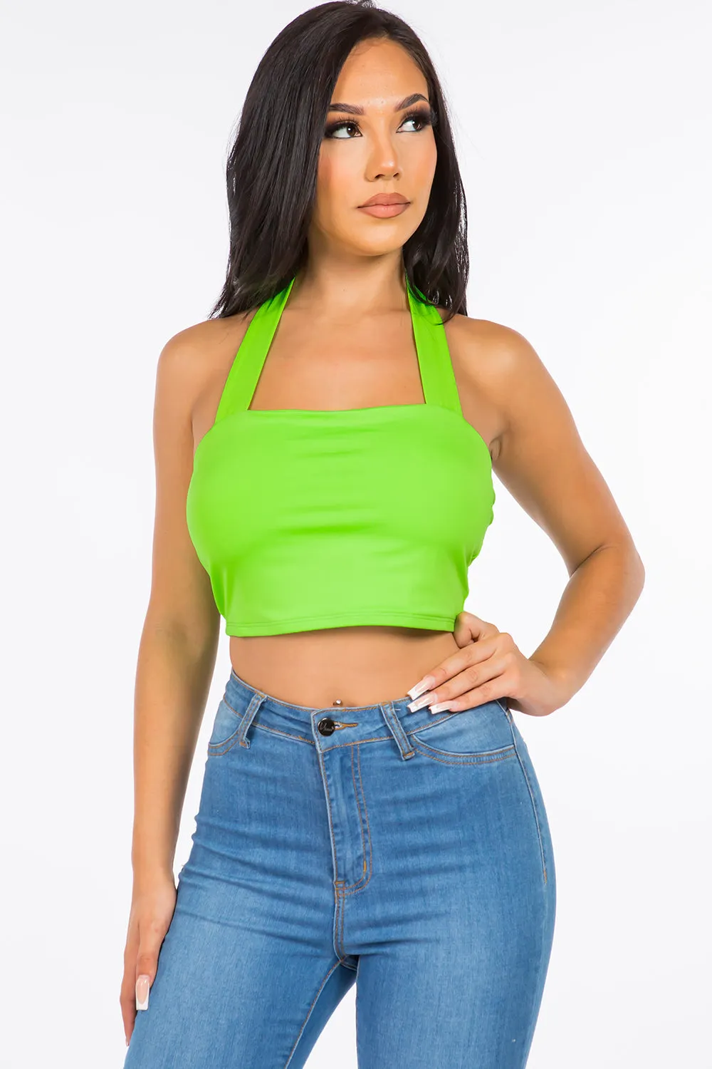 Lucia Halter Crop Top