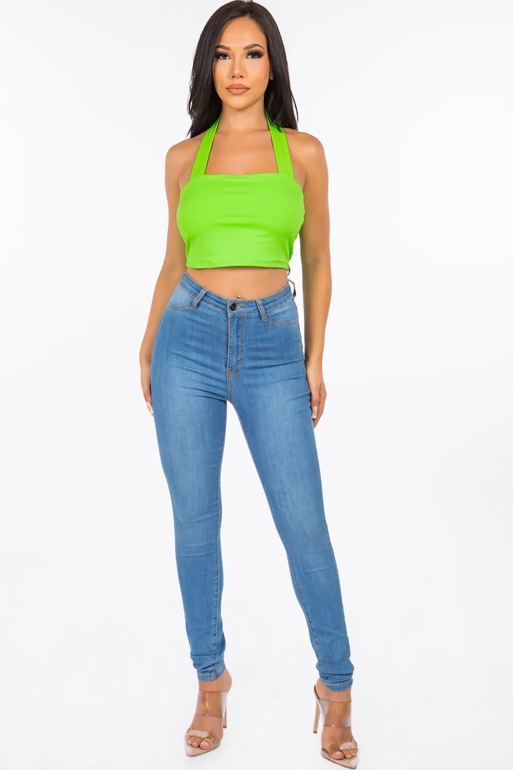 Lucia Halter Crop Top