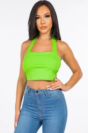 Lucia Halter Crop Top