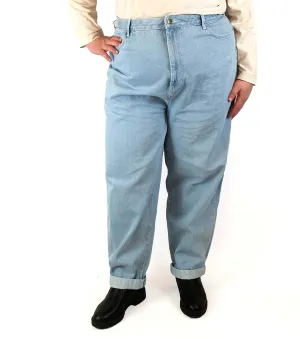 Lucy & Yak light denim jeans size W40/R, best fits size 20-22