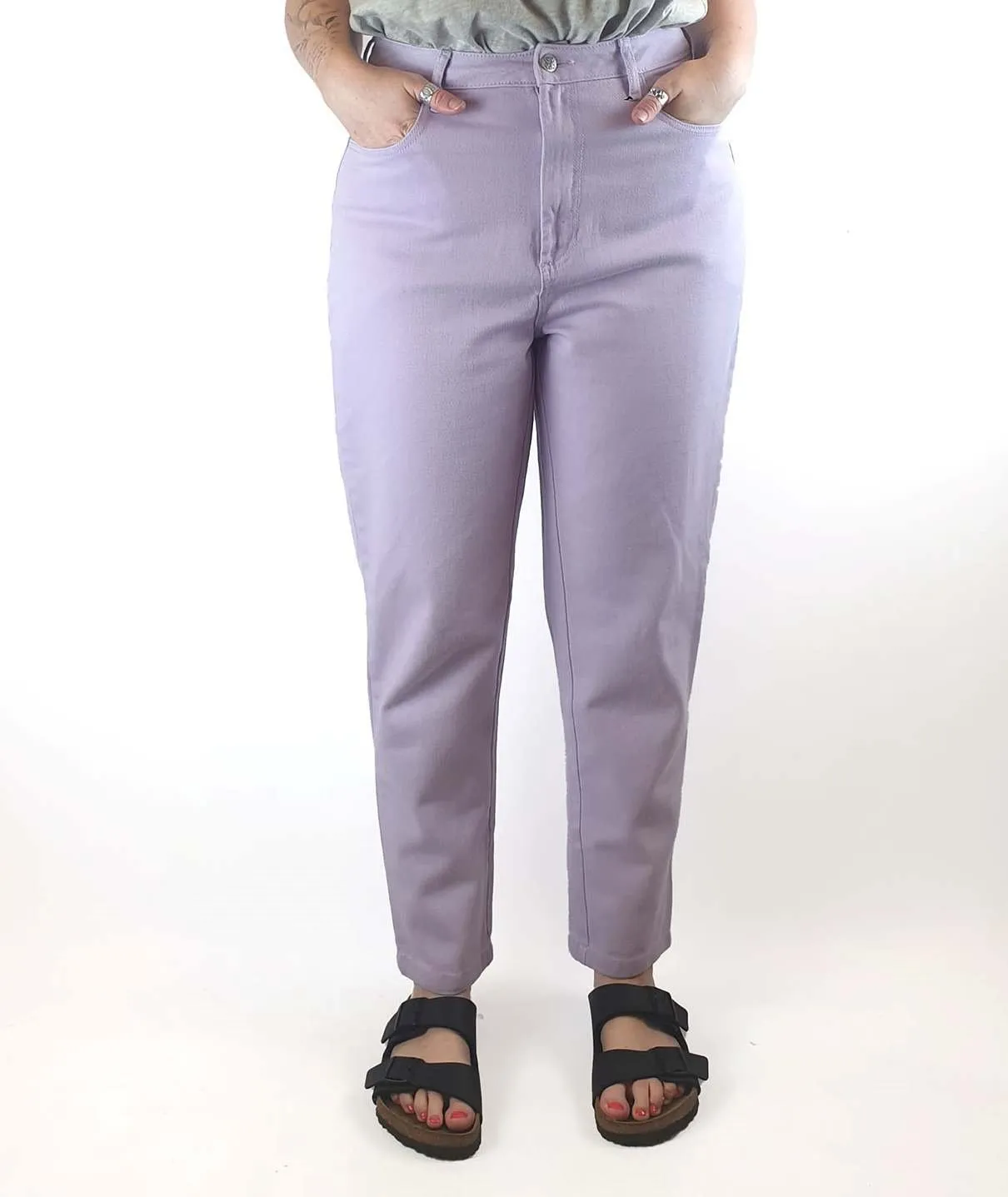 Lucy & Yak purple straight leg jeans size W30 / AU 12