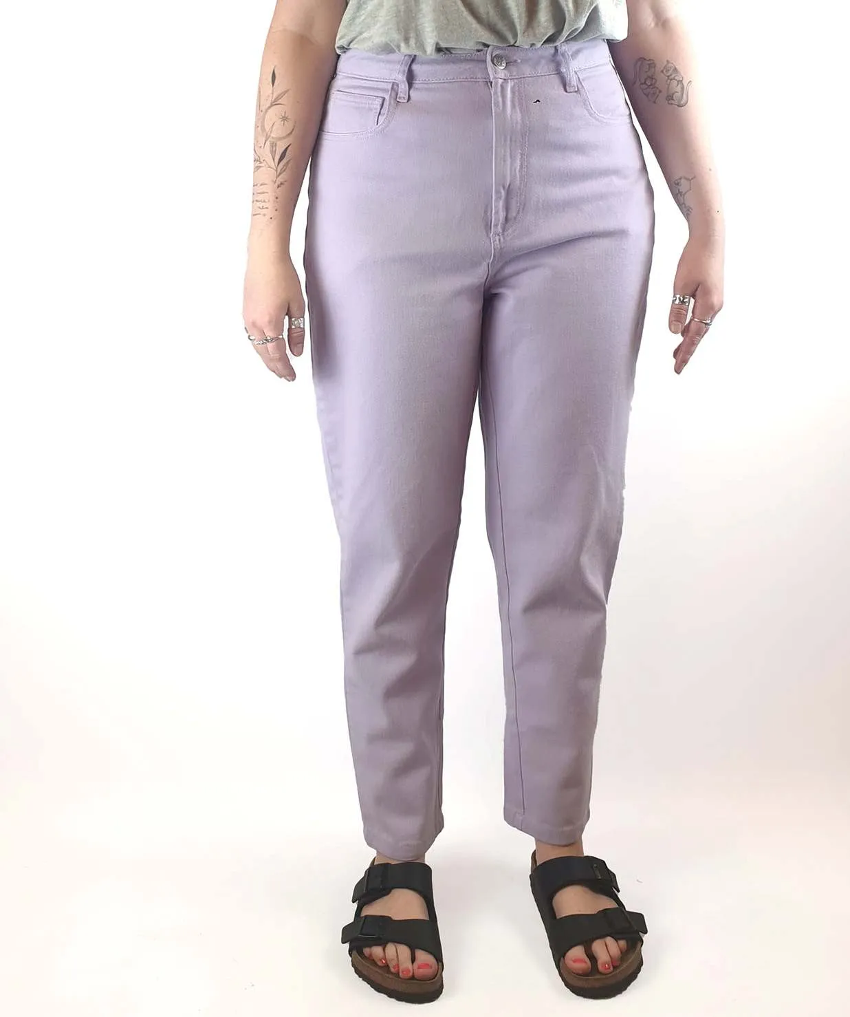 Lucy & Yak purple straight leg jeans size W30 / AU 12