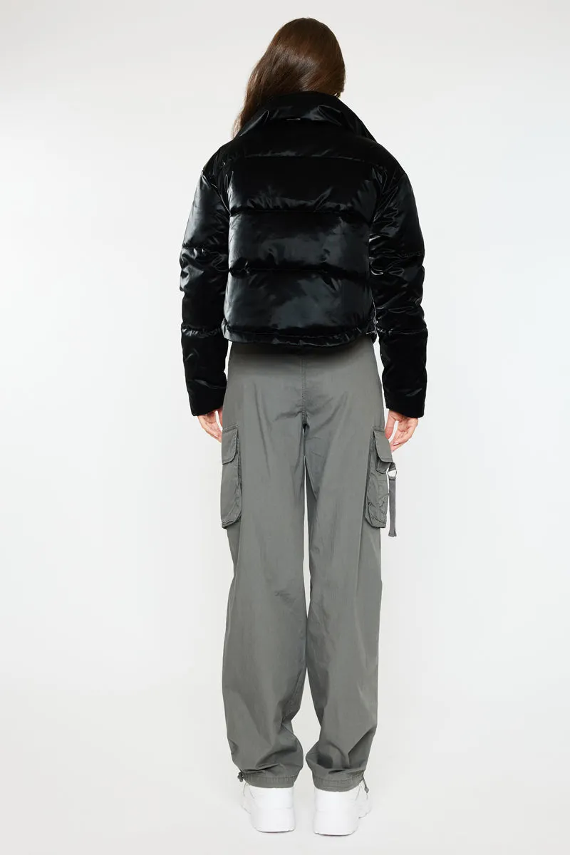 Lux Cropped Puffer Jacket