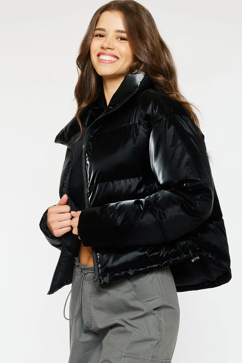Lux Cropped Puffer Jacket