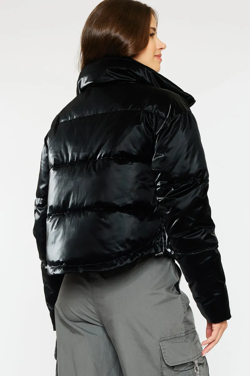 Lux Cropped Puffer Jacket