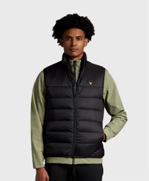 Lyle & Scott Jk1231V Wadded Gilet Jet Black