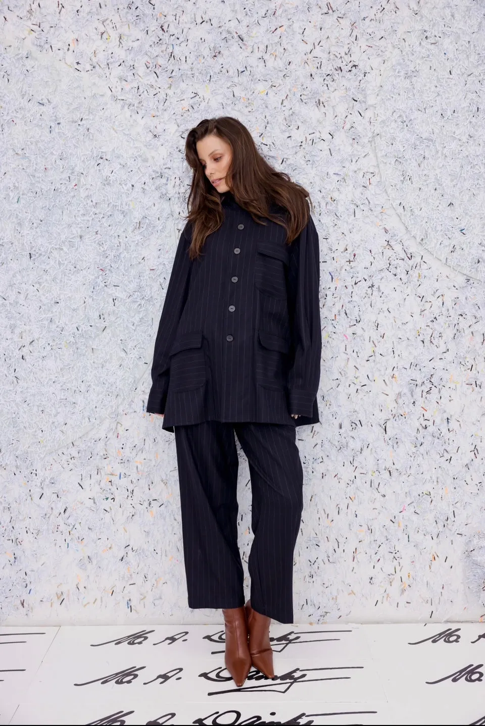 M.A Dainty II TOWER - Navy Strip