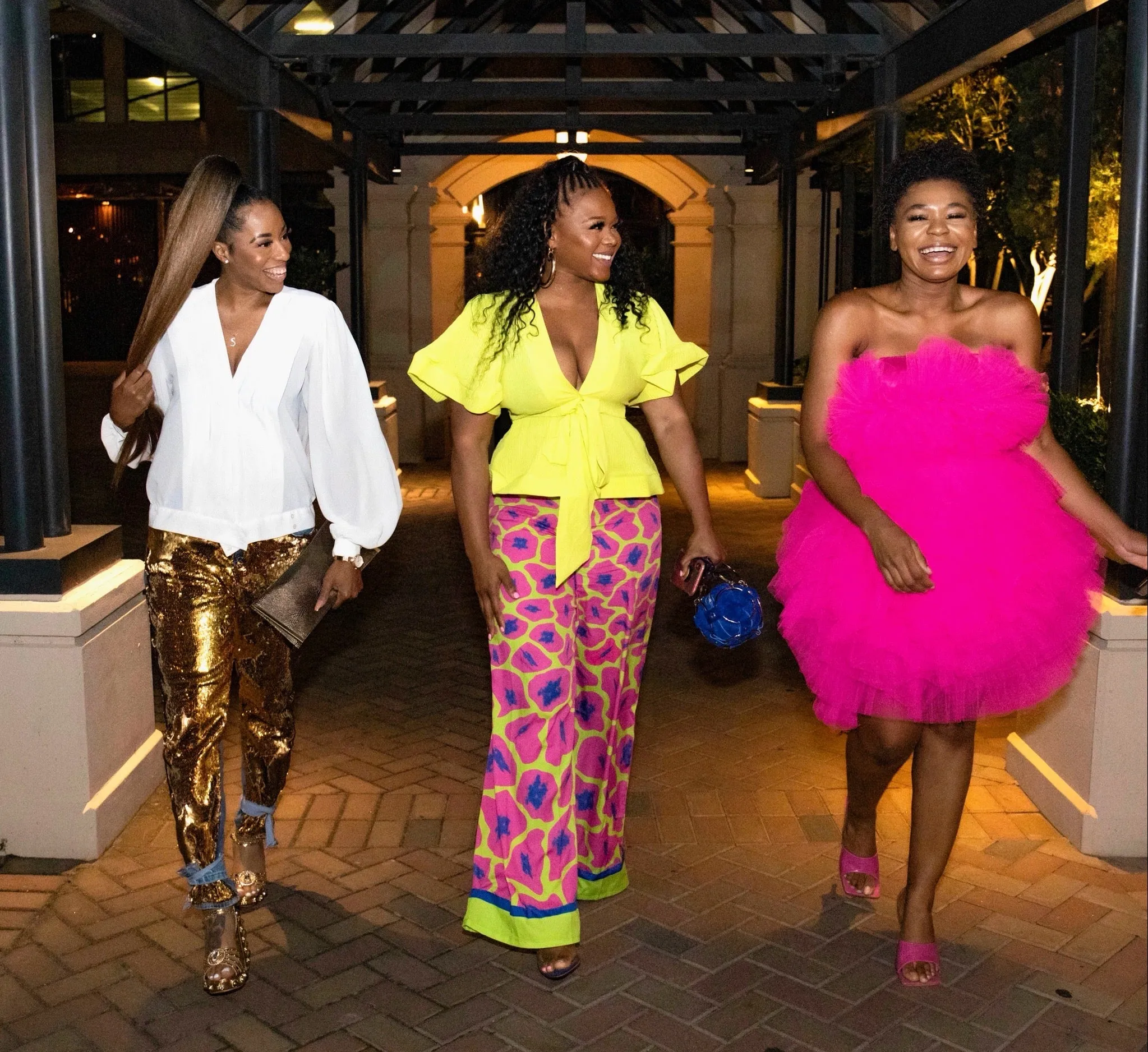 Madam Mystique Neon Peplum Penelope Top