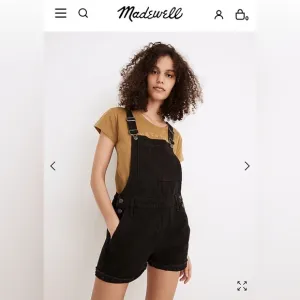 Madewell Short black Overalls