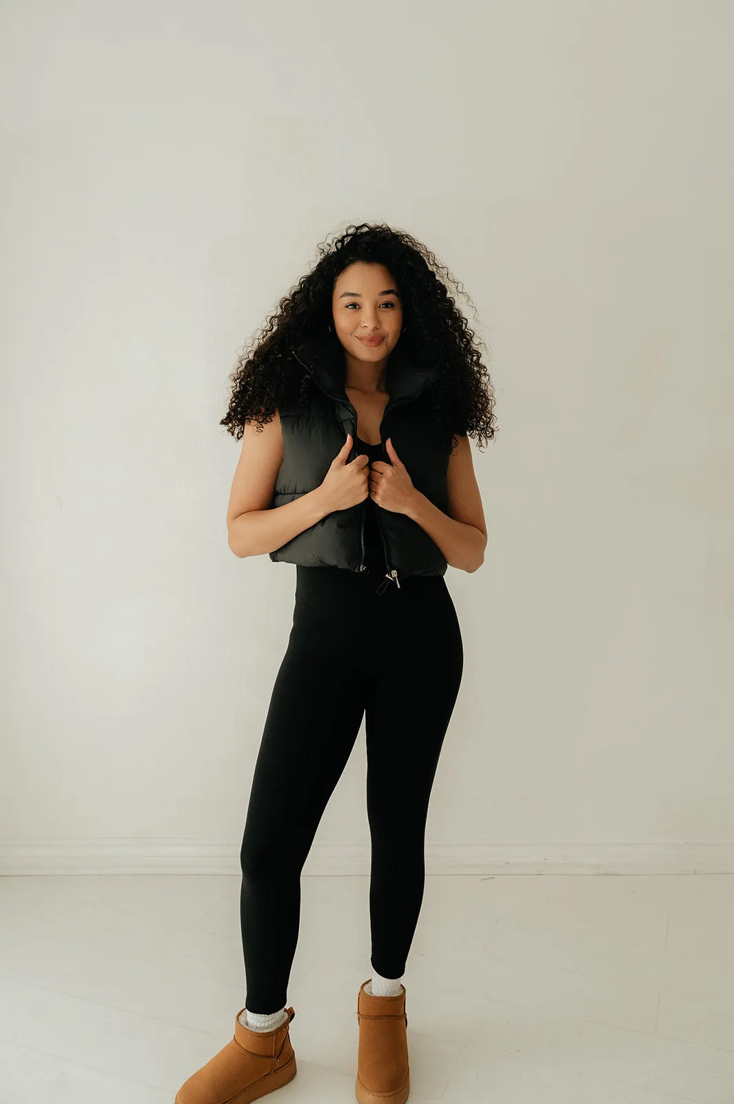 Madi Puffer Cropped Vest
