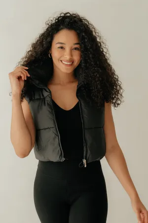 Madi Puffer Cropped Vest