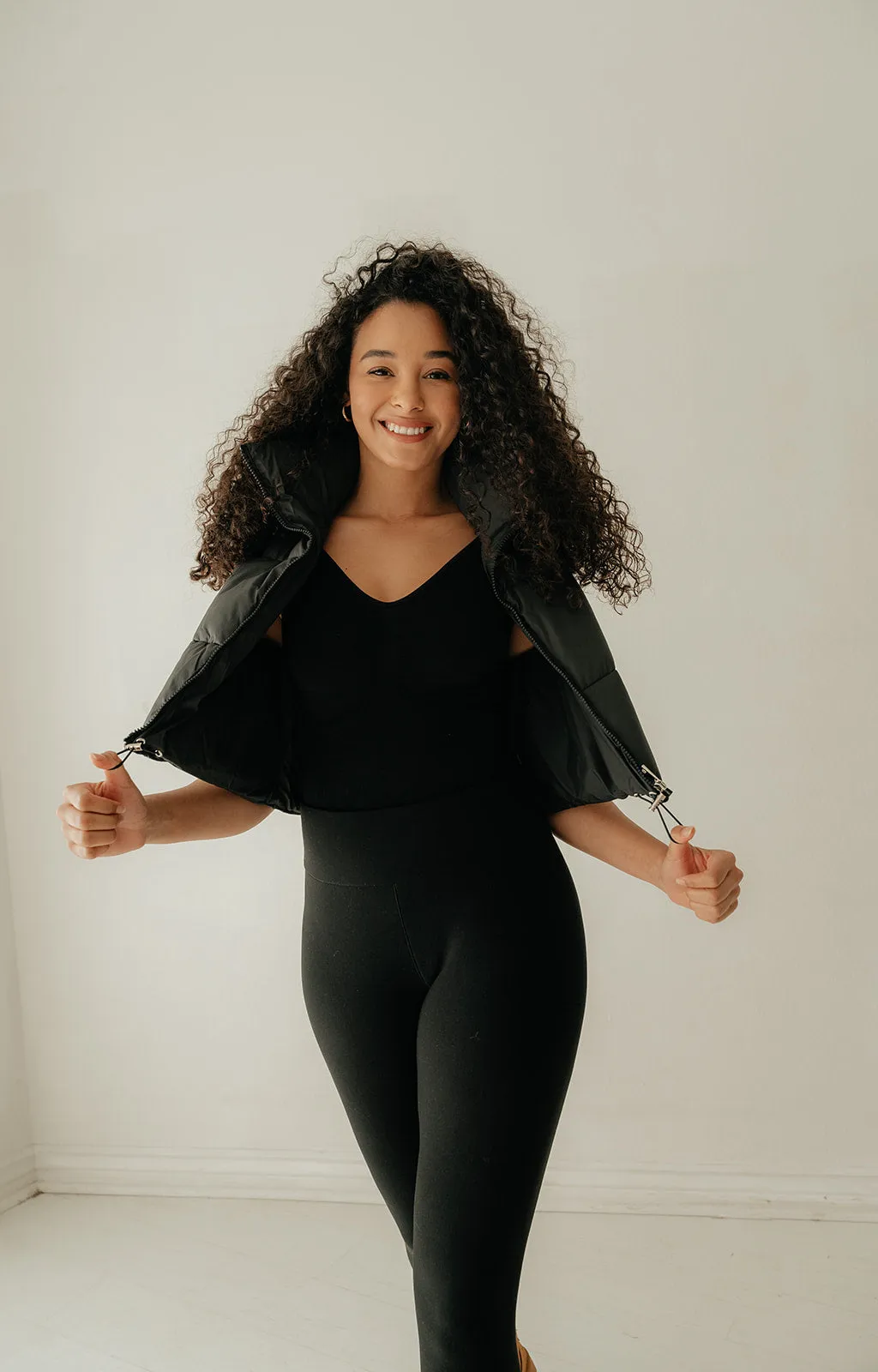 Madi Puffer Cropped Vest