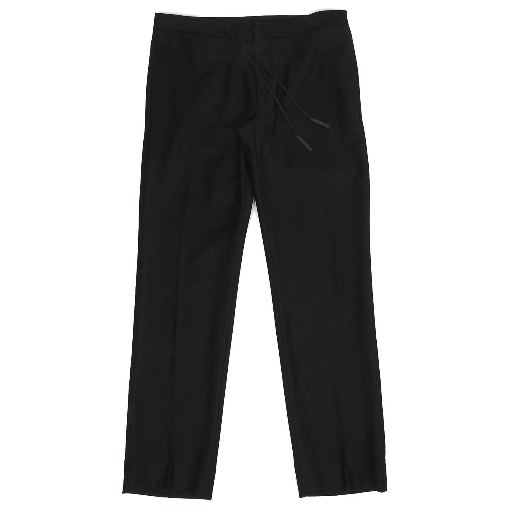Maison Margiela Black Wool Collarless Suit Size 48