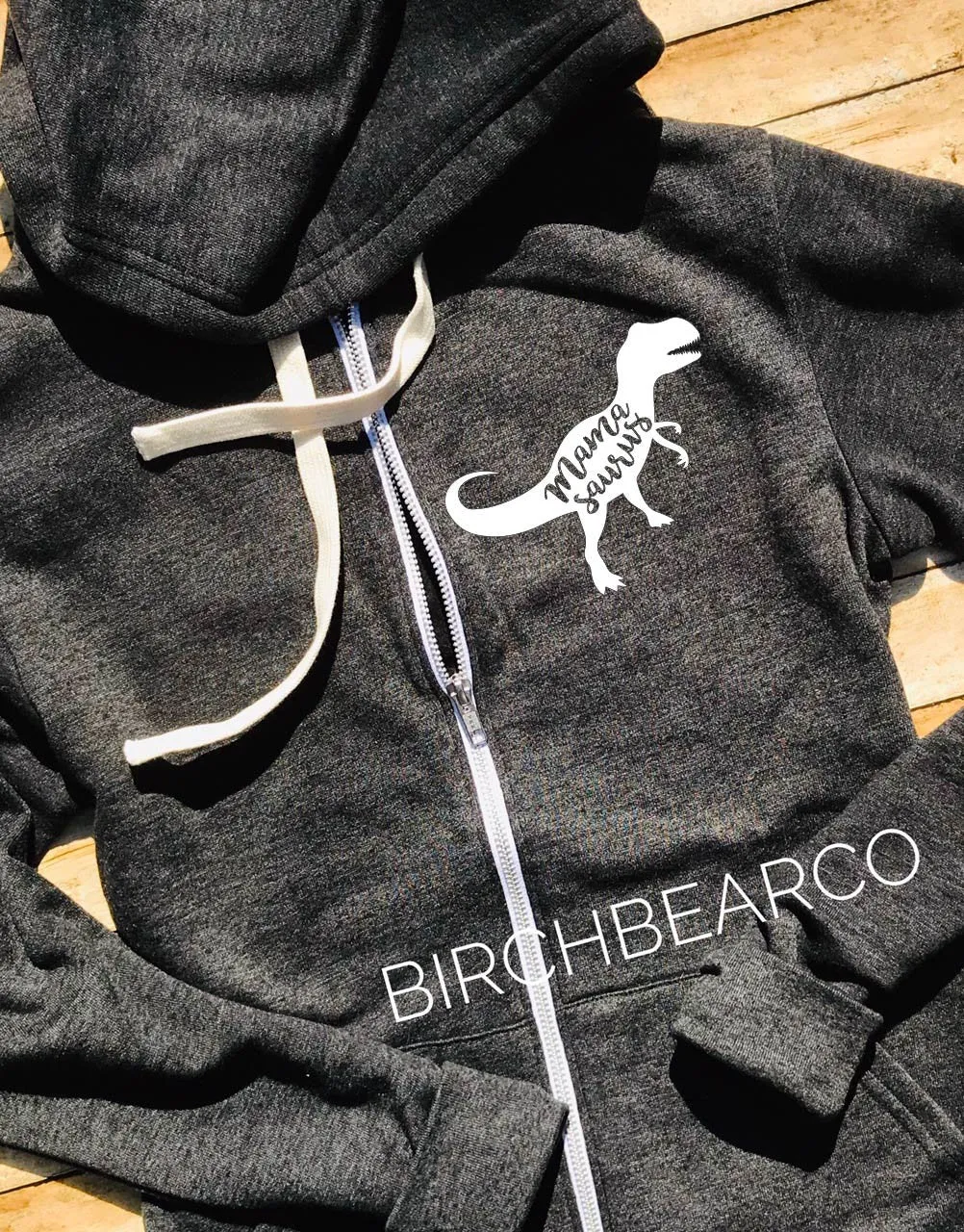 Mama Saurus Zip - Mom Sweatshirt - Mom Hoodie
