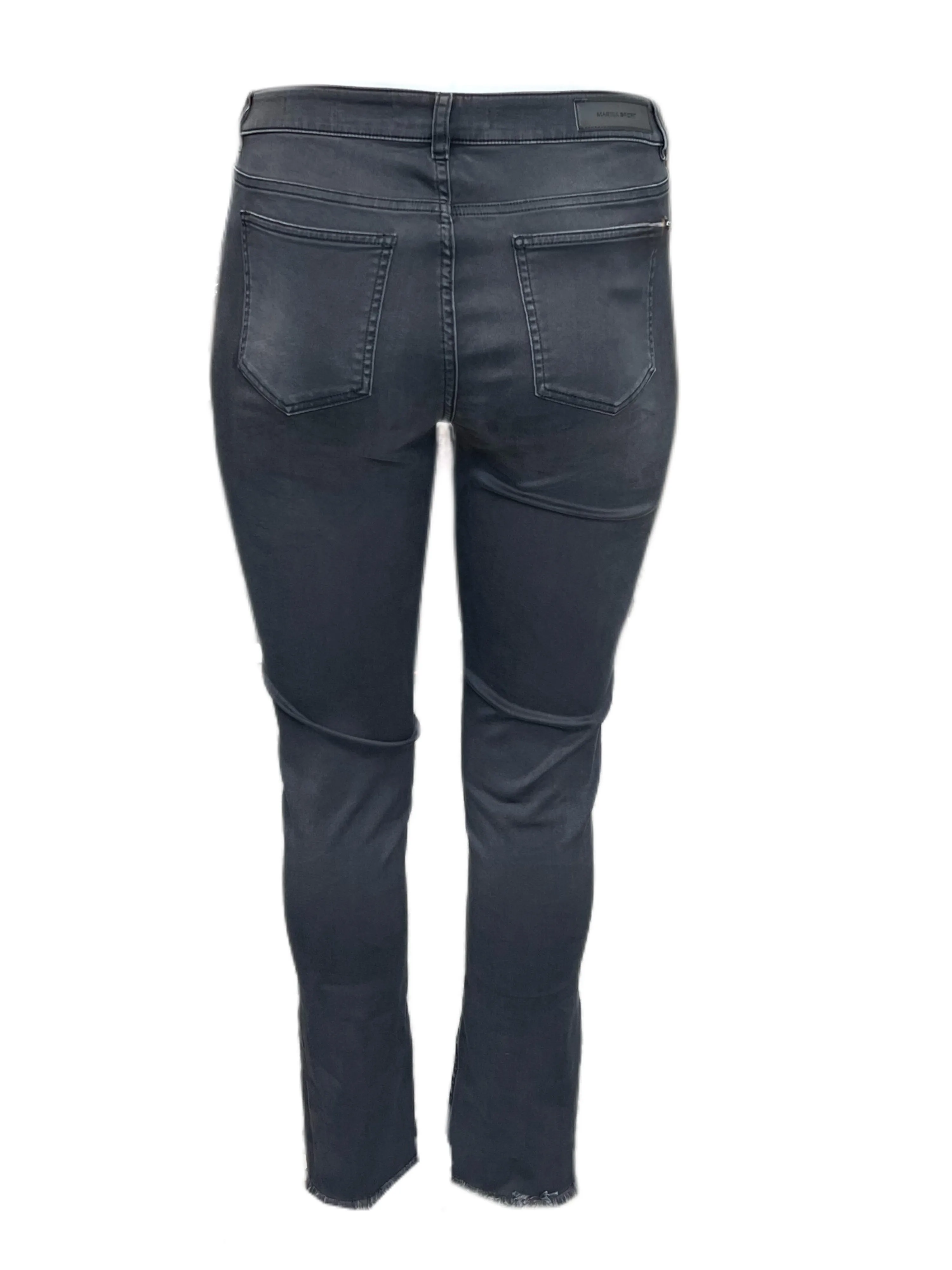 Marina Rinaldi Women's Grey Idrovoro Straight Leg Jeans NWT