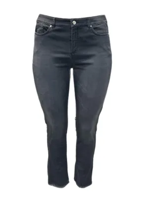Marina Rinaldi Women's Grey Idrovoro Straight Leg Jeans NWT