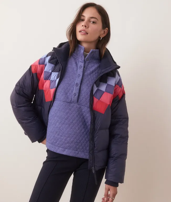 Marine Layer Archive Sierra Puffer Jacket in India Ink