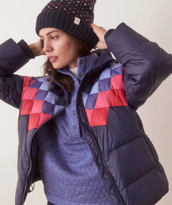 Marine Layer Archive Sierra Puffer Jacket in India Ink