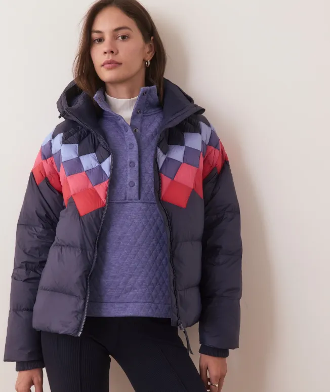 Marine Layer Archive Sierra Puffer Jacket in India Ink