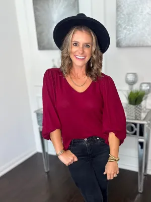 Marla Balloon Sleeve Top