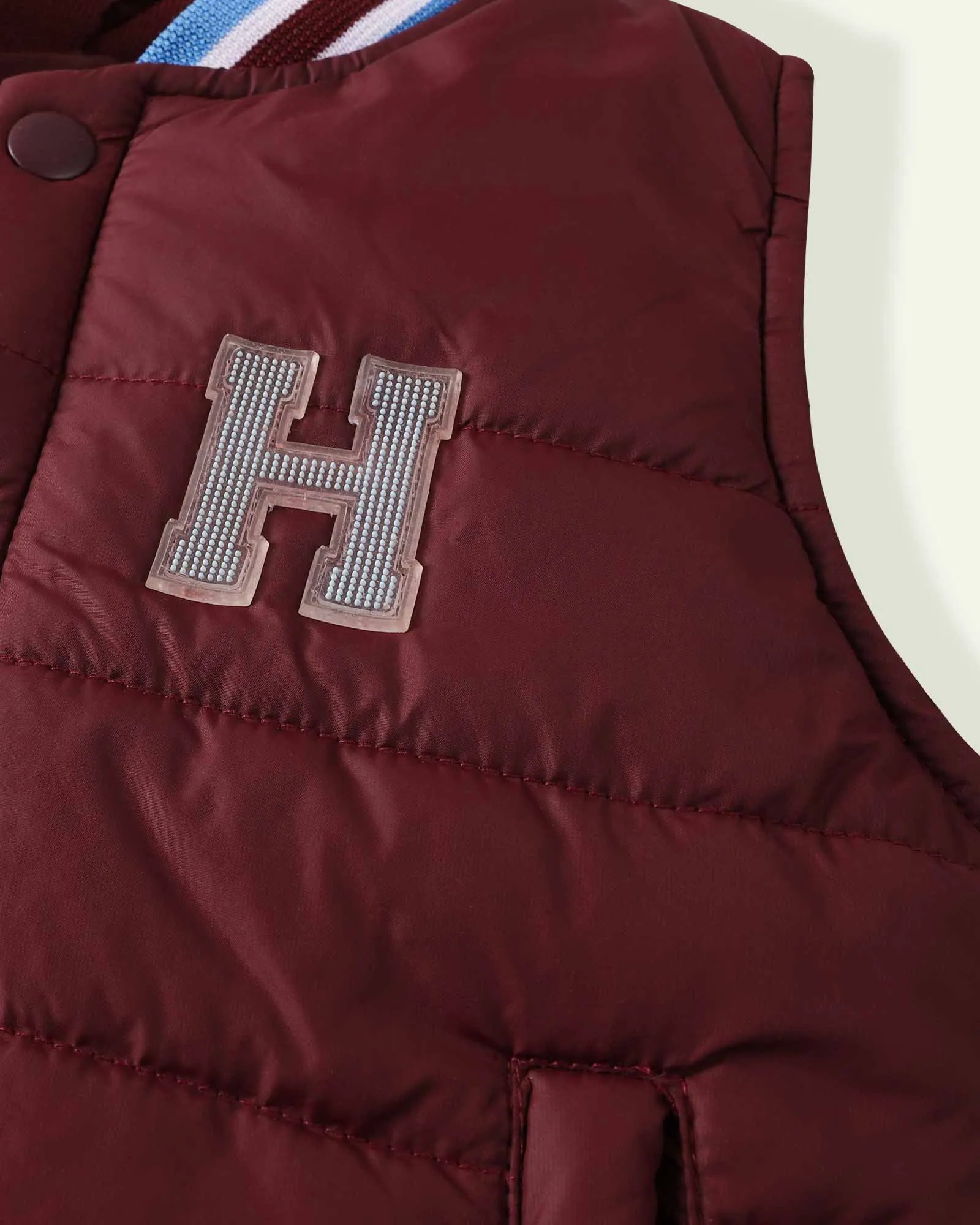 Maroon Puffer Jacket