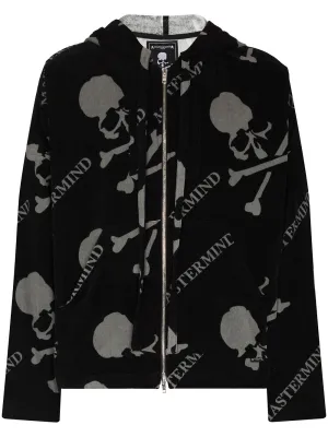 Mastermind World logo-print drawstring hoodie