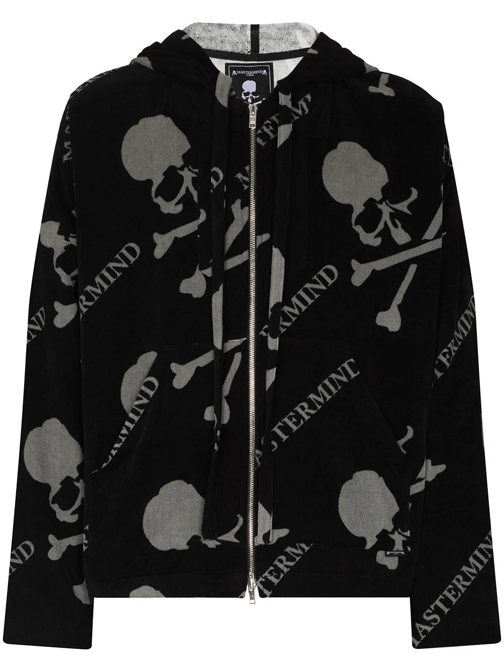 Mastermind World logo-print drawstring hoodie