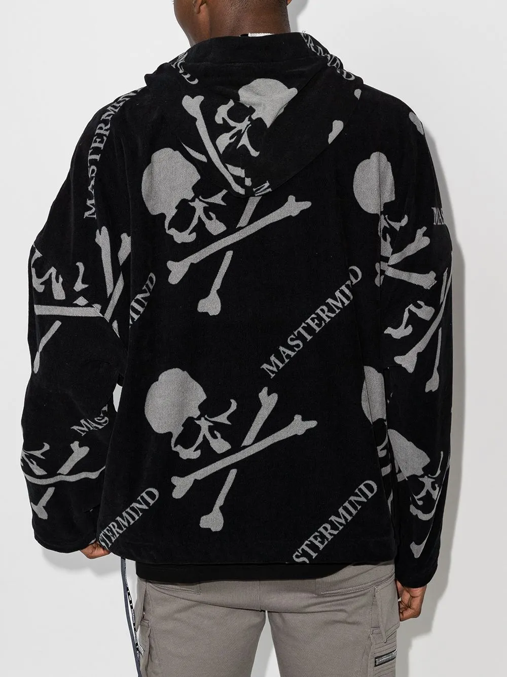 Mastermind World logo-print drawstring hoodie