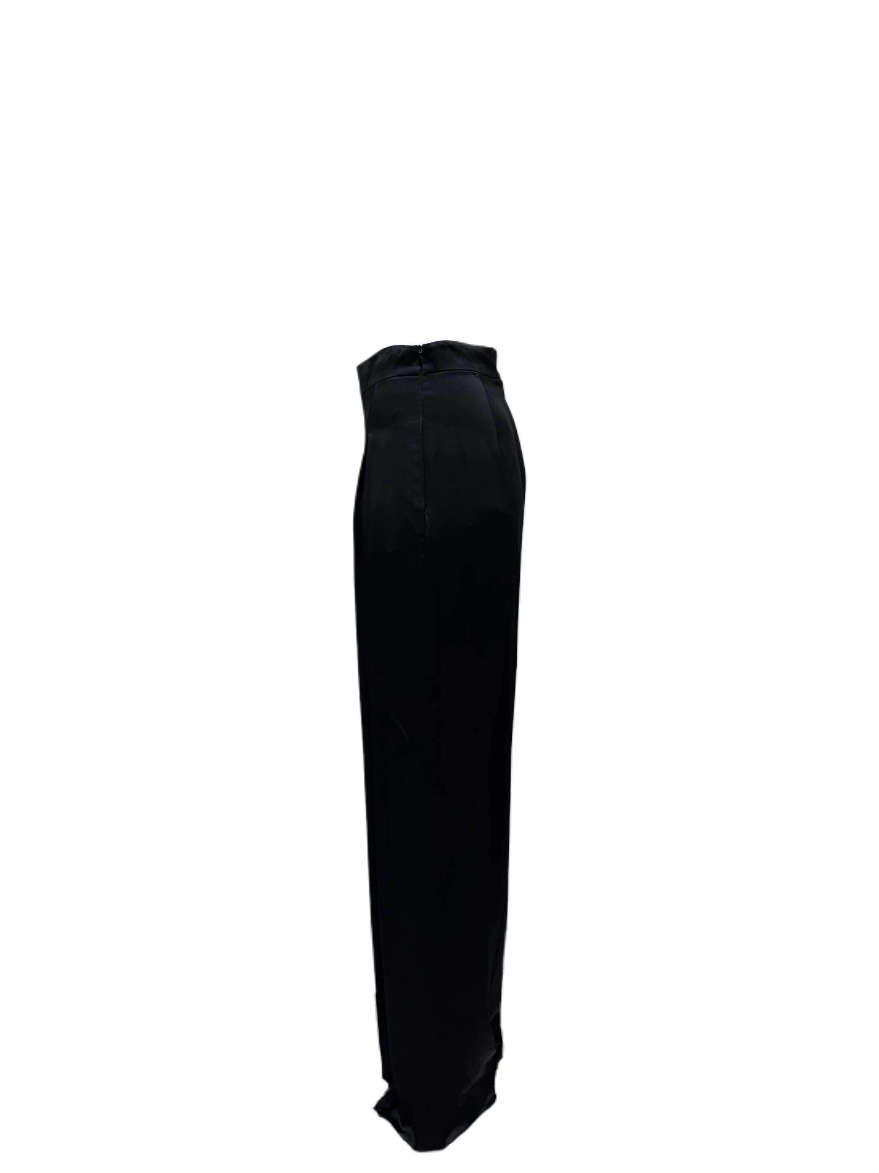 Max Mara Women's Black Eremi Straight Leg Pants NWT