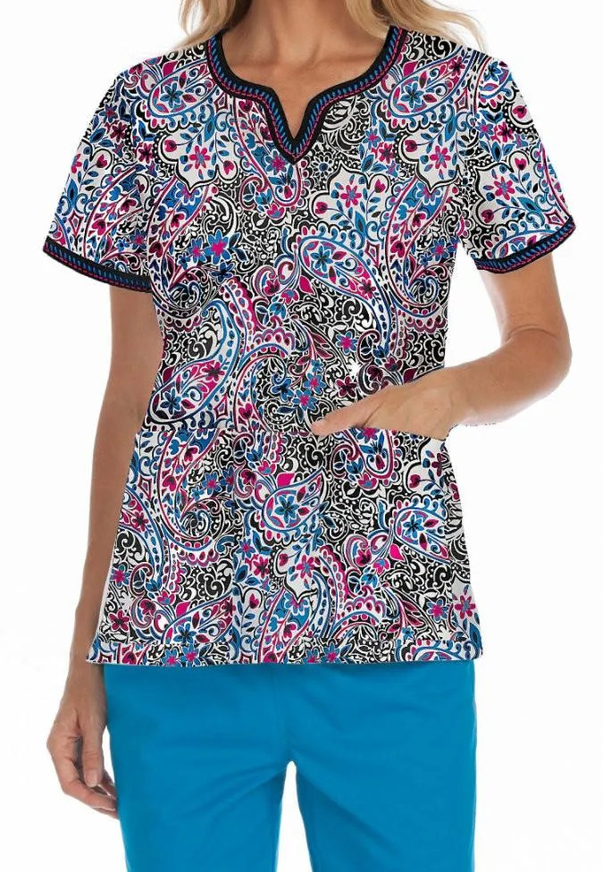 Med Couture Scrub Top Prints Clearance Sale