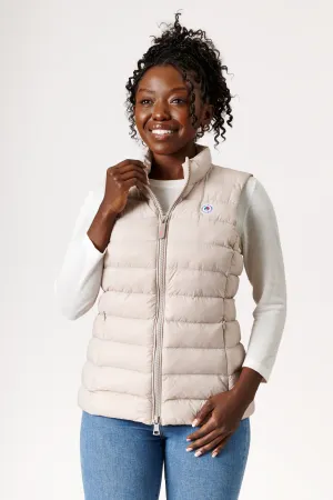 Melian Short Vegan Down Vest | Linen