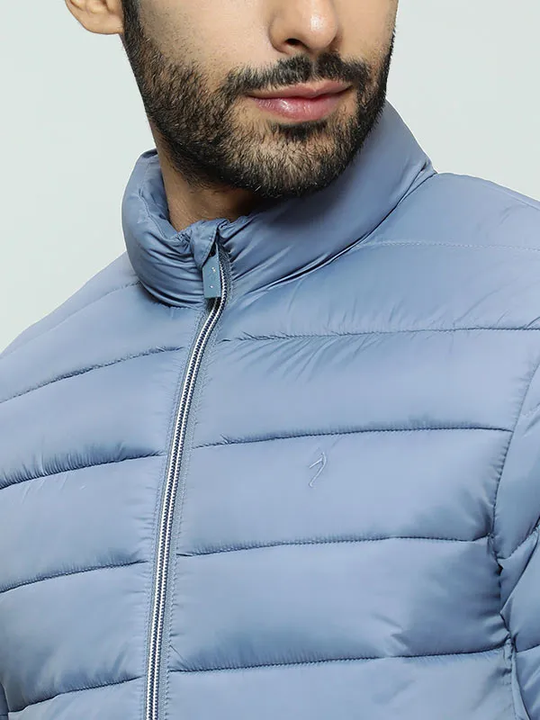 Men Solid Full Sleeve Puffer Jacket
