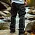 Men's Casual Corduroy Cargo Pants - Lightweight, Multi-Pocket, Elastic Waist