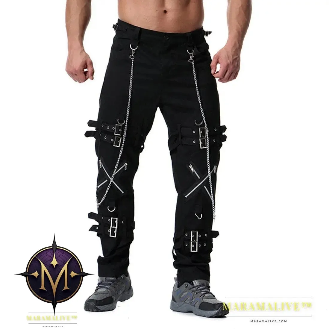 Men's European And American Casual Overalls