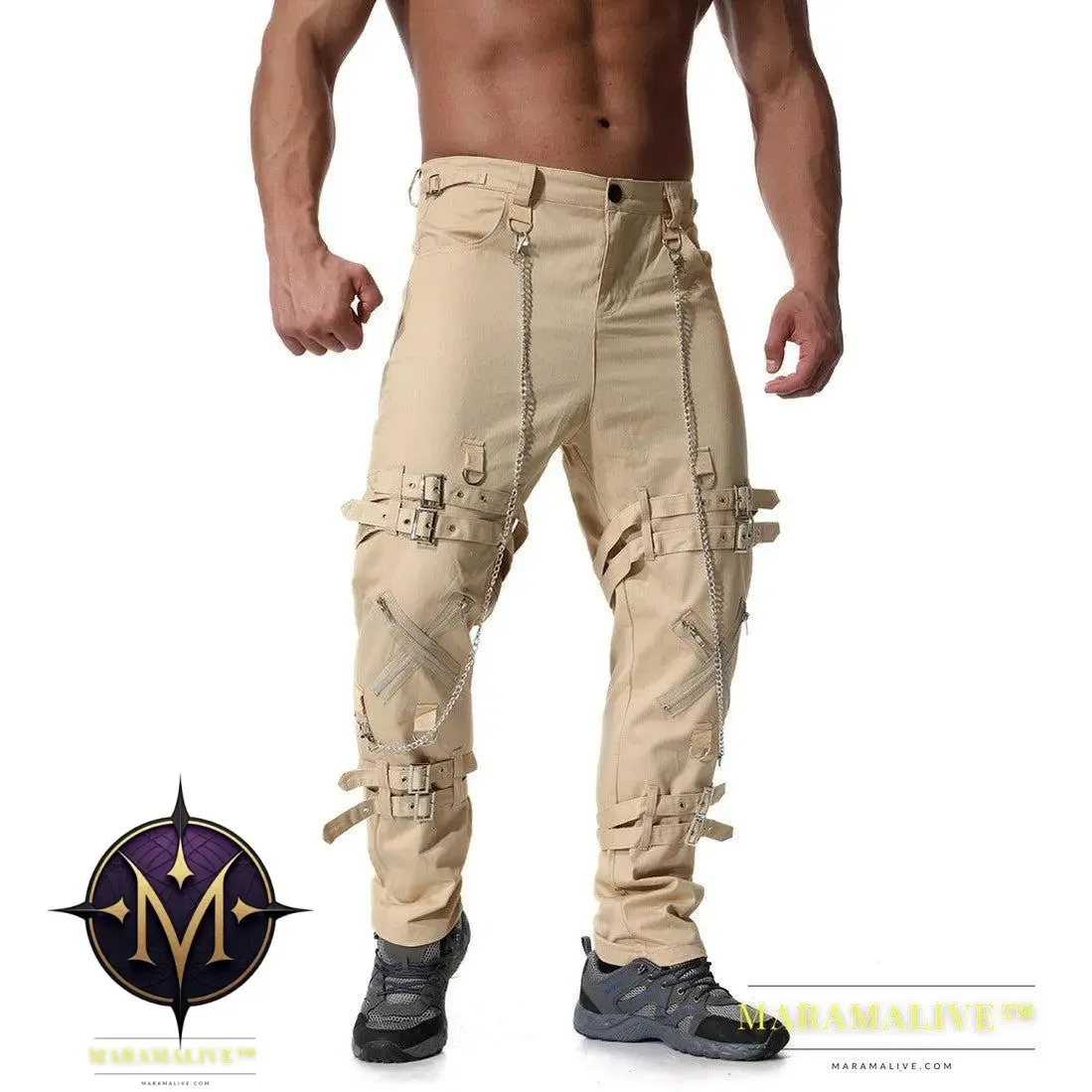 Men's European And American Casual Overalls