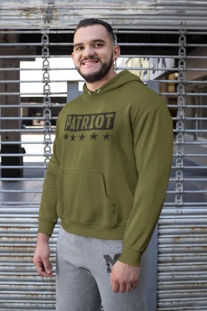 Men's ORGANIC COTTON PULLOVER HOODIE - Patriot (Made in the USA)