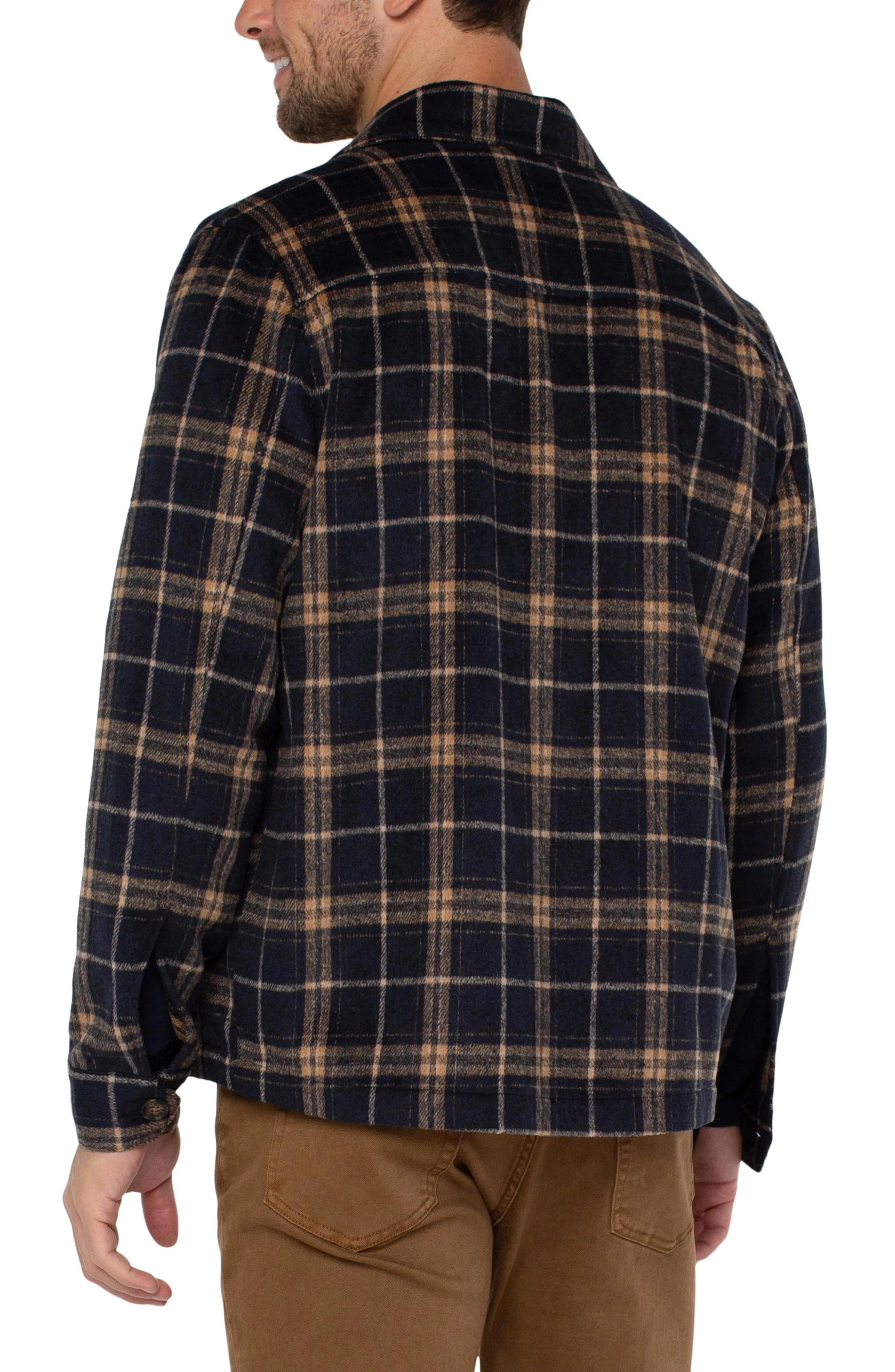 Men’s, Plaid Shirt Jacket