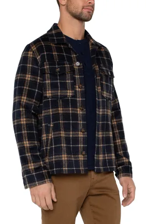 Men’s, Plaid Shirt Jacket