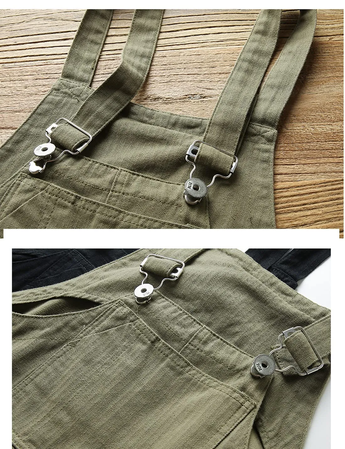 Men's Retro Straight Leg Overalls