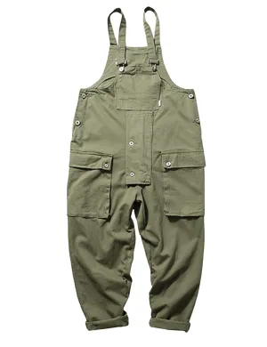 Men's Retro Straight Leg Overalls