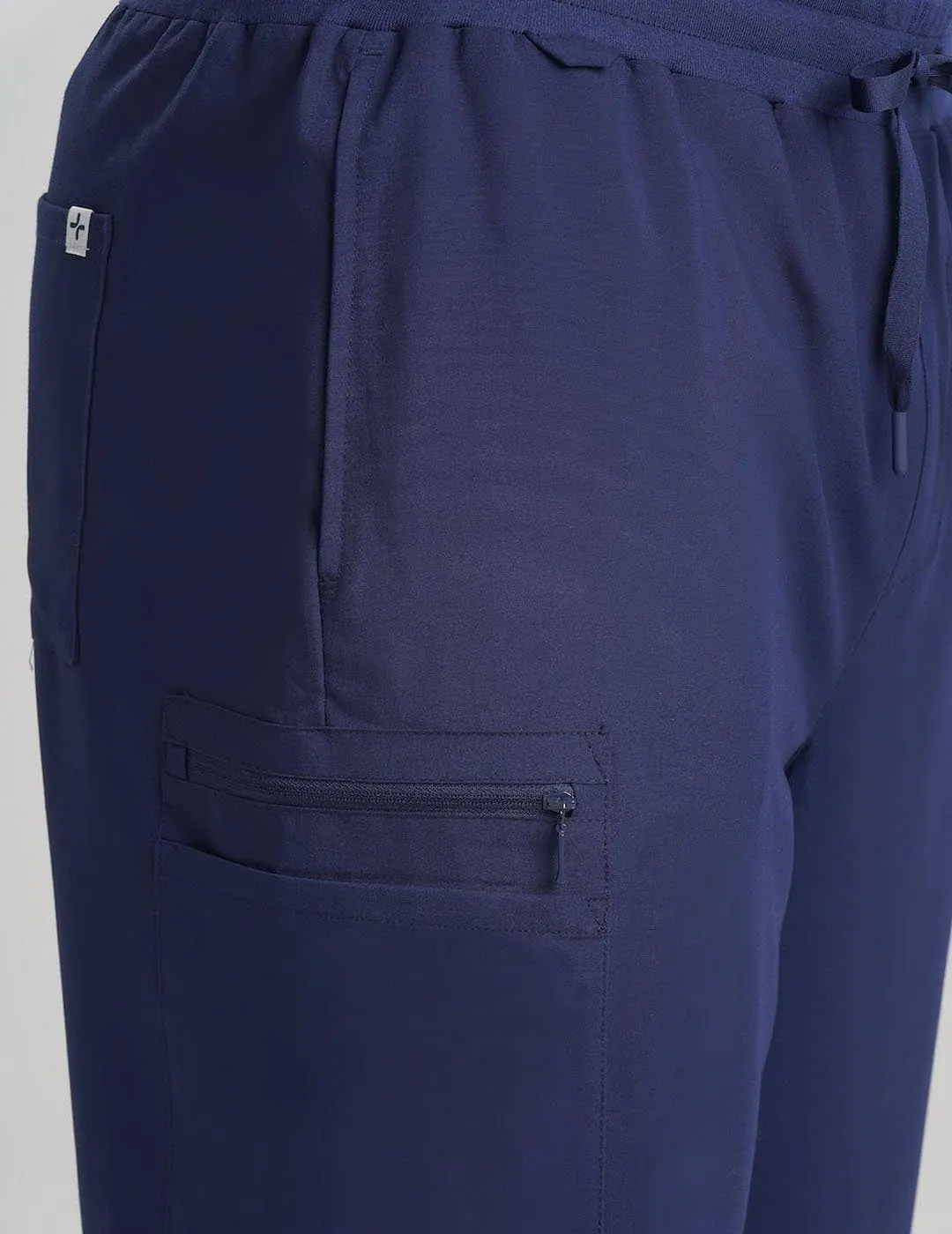 Mens Straight Leg Scrub Pants - Navy