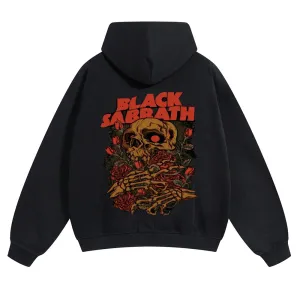 Mens Vintage Black Sabbath Rock Hoodies