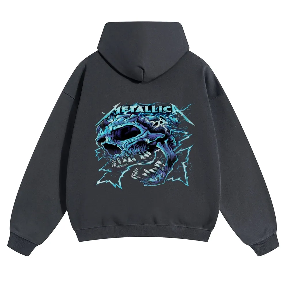 Mens Vintage Metallica Rock Band Hoodies