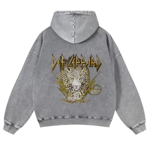 Mens Vintage Tiger Print Hoodies
